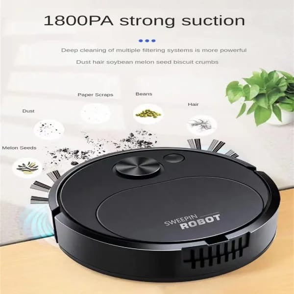 Portable Mini Wireless Smart Sweeping Robot Rechargeable