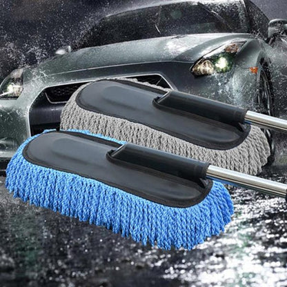 Car Cleaning Mop Removable Telescopic Wax Mop Dust Removal