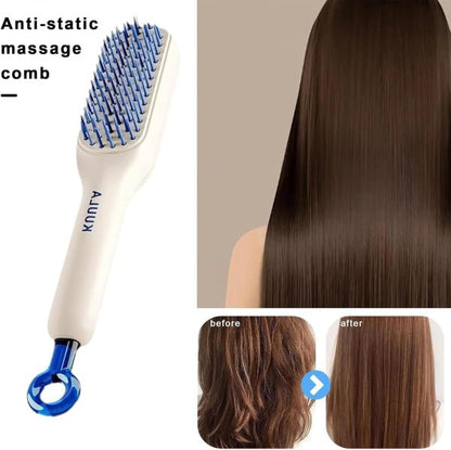 4 In 1 Self Cleaning Hair Brush Comb