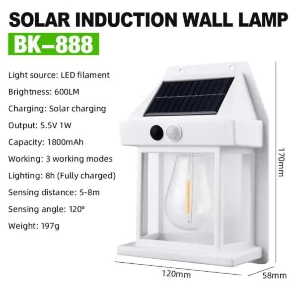 Single Tungston Solar Sensor Light