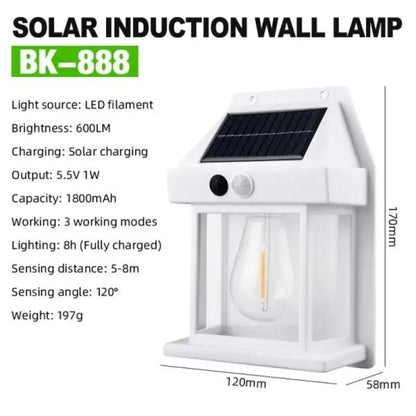 Single Tungston Solar Sensor Light